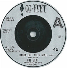 Load image into Gallery viewer, The Beat (2) : Hands Off... She&#39;s Mine / Twist And Crawl (7&quot;, Single, Sil)
