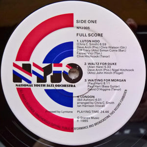 National Youth Jazz Orchestra : Full Score (LP, Album)