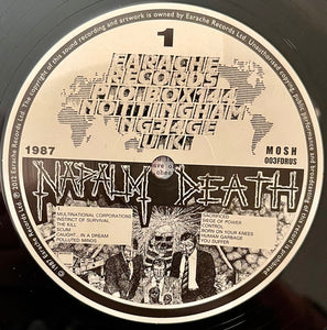Napalm Death : Scum (LP, Album, Ltd, RE, RM, Blu)