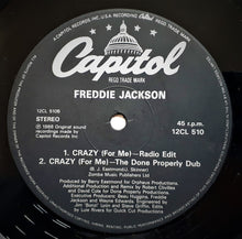 Load image into Gallery viewer, Freddie Jackson : Crazy (For Me) (12&quot;)
