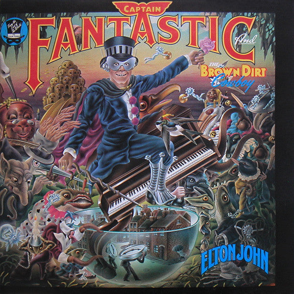 Elton John : Captain Fantastic And The Brown Dirt Cowboy (LP, Album, RE)