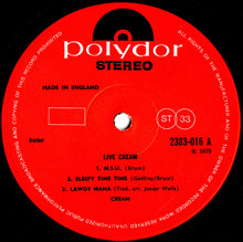 Load image into Gallery viewer, Cream (2) : Live Cream (LP, Album)
