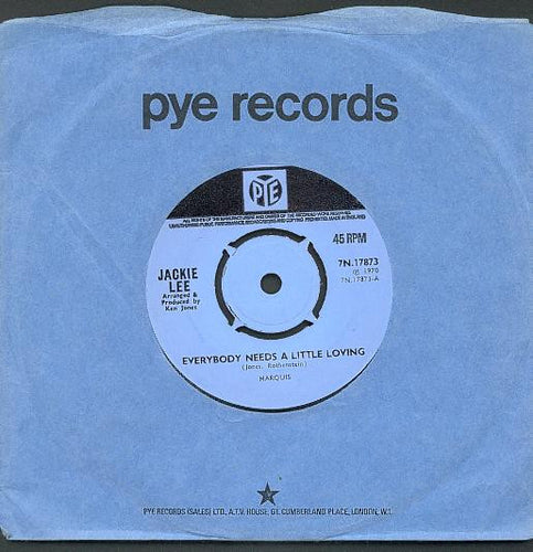 Jackie Lee (2) : Everybody Needs A Little Loving (7
