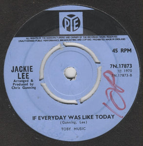 Jackie Lee (2) : Everybody Needs A Little Loving (7", Single, 4 P)
