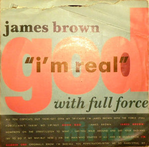 James Brown With Full Force : I'm Real (7", Sil)