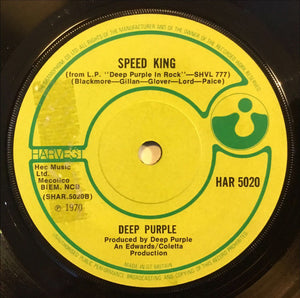 Deep Purple : Black Night (7", Single, Sol)