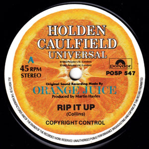 Orange Juice (3) : Rip It Up (7", Single, Pap)
