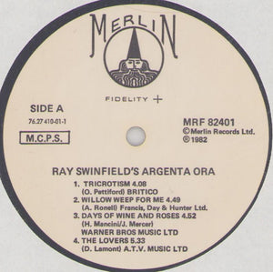 Ray Swinfield's Argenta Ora : The Winged Cliff (LP, Album)