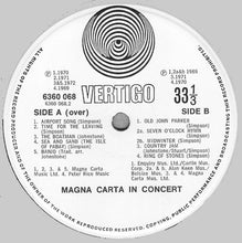 Load image into Gallery viewer, Magna Carta : In Concert (LP, Album, Ver)
