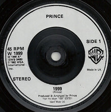 Load image into Gallery viewer, Prince : 1999 / Little Red Corvette (7&quot;, Single, Sil)
