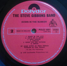 Load image into Gallery viewer, Steve Gibbons Band : Down In The Bunker (LP, Album)
