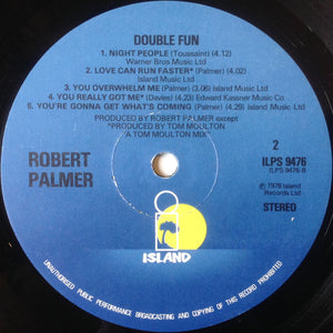 Robert Palmer : Double Fun (LP, Album)