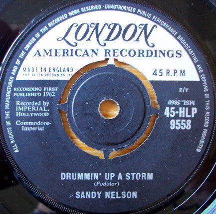 Sandy Nelson : Drummin' Up A Storm (7