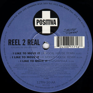 Reel 2 Real Featuring The Mad Stuntman : I Like To Move It (12", Single)