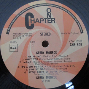 Gerry Monroe : Gerry Monroe (LP, Album)
