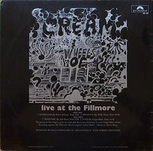 Load image into Gallery viewer, Cream (2) : Wheels Of Fire - Live At The Fillmore (LP, Album, Mono)

