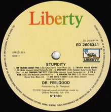 Load image into Gallery viewer, Dr. Feelgood : Stupidity (LP, Album, RE)

