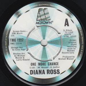 Diana Ross : One More Chance (7", Single)