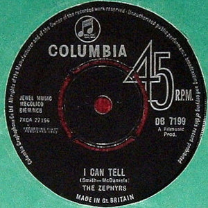 The Zephyrs (2) : I Can Tell (7")