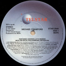 Load image into Gallery viewer, Michael Crawford With The Royal Philharmonic Orchestra : Michael Crawford Performs Andrew Lloyd Webber (LP)
