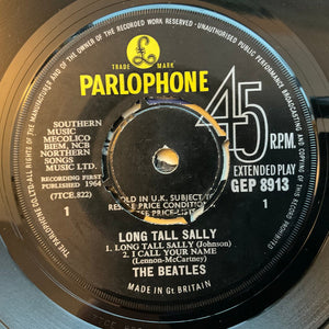 The Beatles : Long Tall Sally (7", EP, Mono)