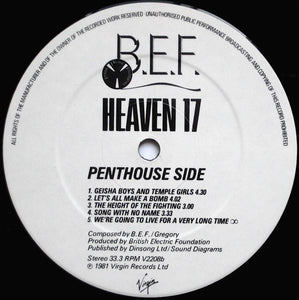 Heaven 17 : Penthouse And Pavement (LP, Album)