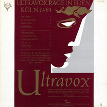 Load image into Gallery viewer, Ultravox : Rage In Eden (LP, Album)
