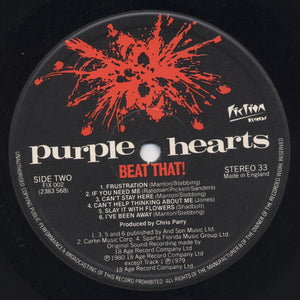 Purple Hearts : Beat That! (LP, Album)