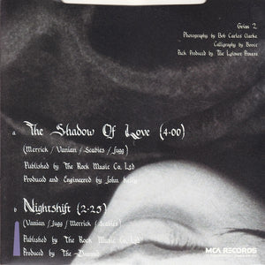 The Damned : The Shadow Of Love (Édition Première) (7", Single)