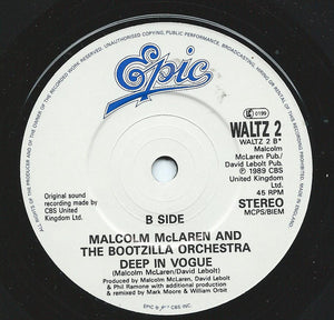 Malcolm McLaren And The Bootzilla Orchestra : Waltz Darling (7")