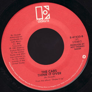 The Cars : Since You're Gone  b/w  Think It Over (7", Single, SP )