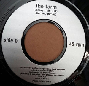 The Farm : Groovy Train (7", Single, Lar)