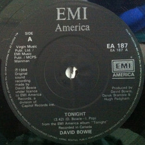 David Bowie : Tonight (7", Single, Pap)