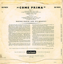 Load image into Gallery viewer, Marino Marini Ed Il Suo Quartetto : Come Prima (10&quot;, Album)
