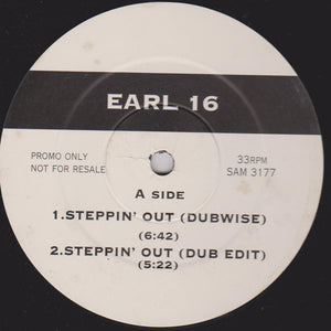 Earl Sixteen : Steppin' Out (12", Promo)