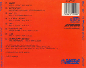 Uriah Heep : The Magician's Birthday (CD, Album, RE)