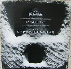 Laurie Anderson : Big Science (12", Ltd)