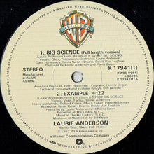 Load image into Gallery viewer, Laurie Anderson : Big Science (12&quot;, Ltd)
