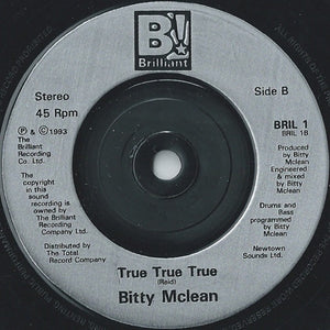 Bitty Mclean : It Keeps Rainin' (Tears From My Eyes) (7", Single, Sil)