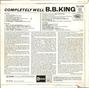 B.B. King : Completely Well (LP, Album)