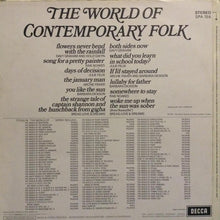 Load image into Gallery viewer, Various : The World Of Contemporary Folk (LP)
