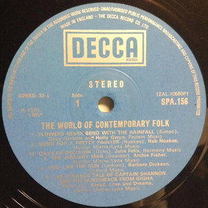 Various : The World Of Contemporary Folk (LP)