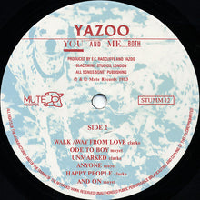 Load image into Gallery viewer, Yazoo : You And Me Both (LP, Album)
