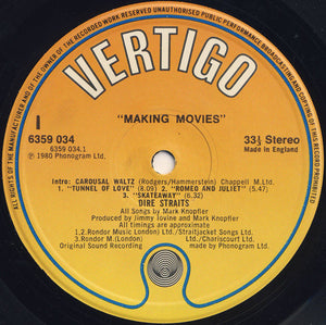 Dire Straits : Making Movies (LP, Album, M/Print)