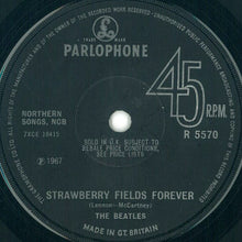 Load image into Gallery viewer, The Beatles : Strawberry Fields Forever / Penny Lane (7&quot;, Single, Mono, Sol)
