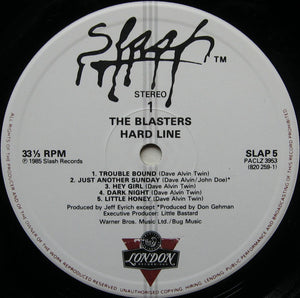 The Blasters : Hard Line (LP, Album)
