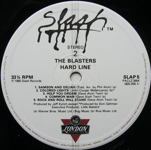 The Blasters : Hard Line (LP, Album)