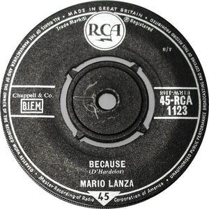 Mario Lanza : Ave Maria (7", Single)