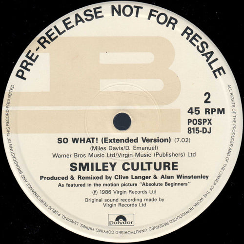 Smiley Culture : Schooltime Chronicle (12