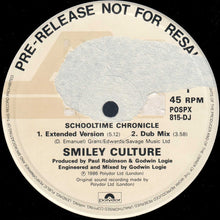 Load image into Gallery viewer, Smiley Culture : Schooltime Chronicle (12&quot;, Promo)

